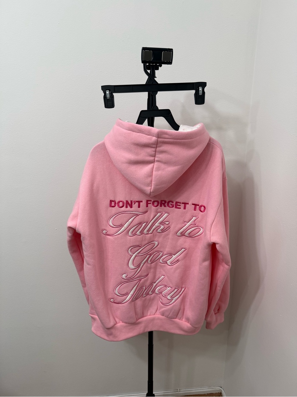 Altar'd State Pink Embroidered Back Hoodie Jacket - Picture 7 of 7